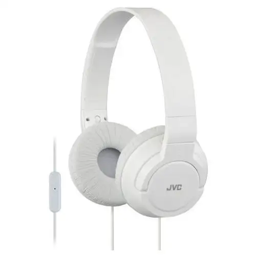Słuchawki z mikrofonem JVC JVC HA-S185 white