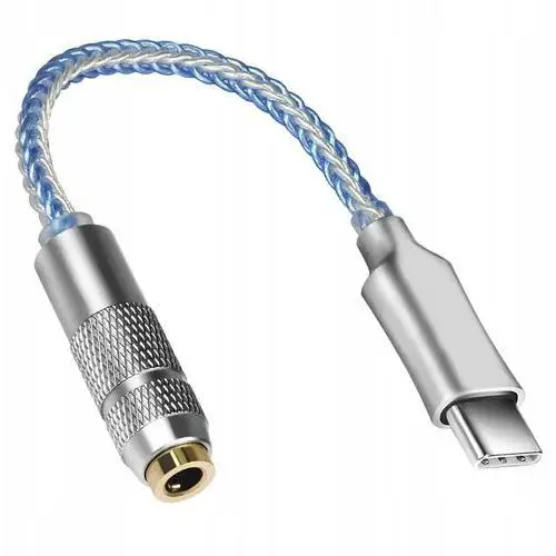 Kabel Adapter Dac Audio Usb-c Na Mini Jack 3,5 Aux 32 Bit 384KHZ