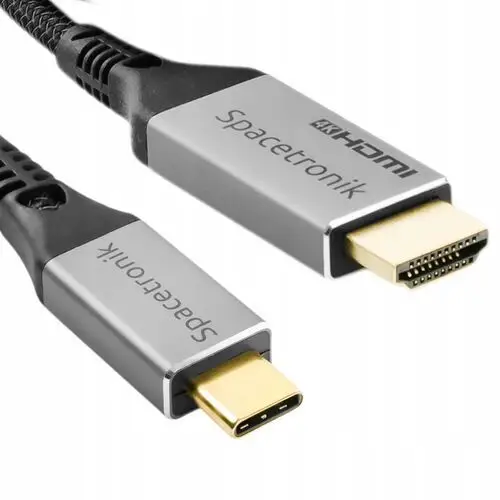 Kabel Adapter Przewód Usb-c 3.1 Hdmi Spacetronik KCH-SPA010 1m 4K Ultra Hd