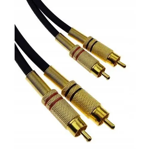 Kabel audio cinch 2RCA 2xRCA Cross-Tech R5 Gold 3m