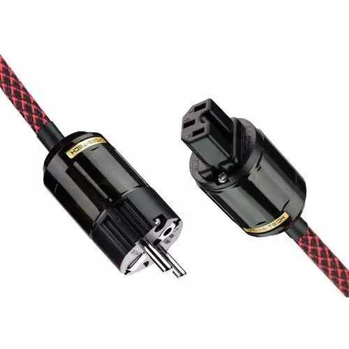 Kabel Audio Zasilający Prądowy 230V Schuko C15 Hi-end Red 3m