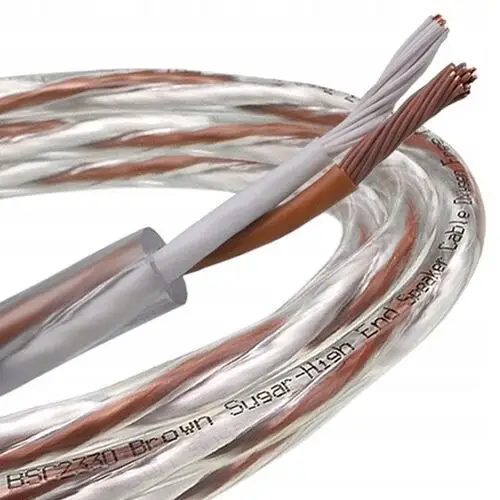 Kabel Głośnikowy Hi-end Melodika BSC2330 Brown Sugar 2 x 3,3mm2 Na Metry