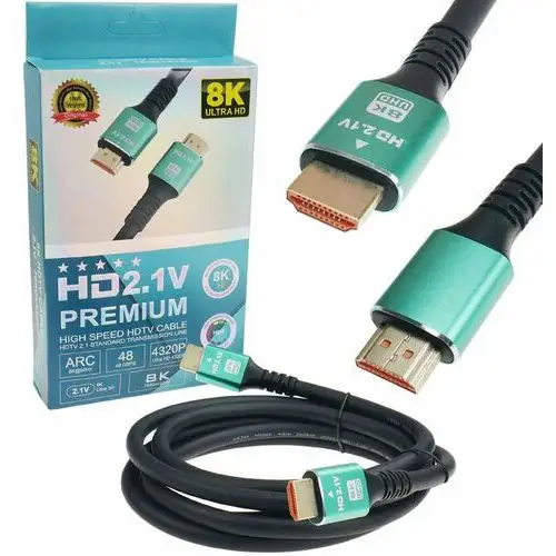 Kabel HDMI 2.1 ULTRA 3D High Speed 8K 60HZ 4k 120Hz HDR 2m