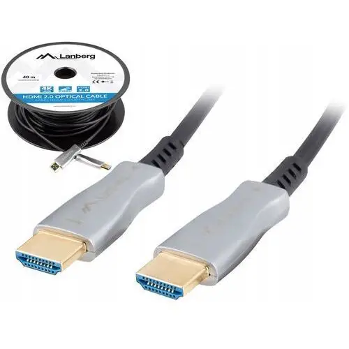 Kabel Hdmi Optyczny Przewód do Transmisji Premium Aoc 4K/60Hz 40m Arc Hdr