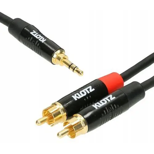 Kabel Jack 3.5 2X Rca 6m Audio Klotz