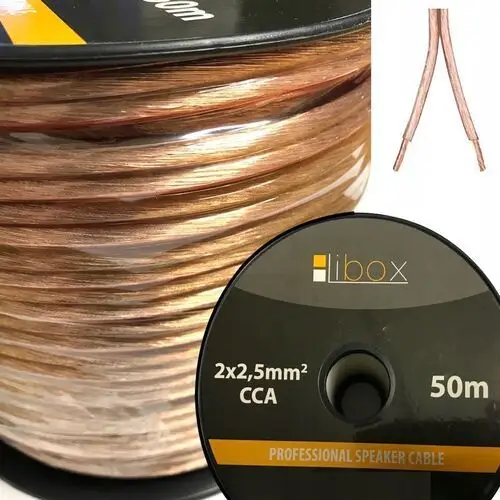 Kabel Przewód Głośnikowy 2x2,5mm Cca Hq 50m