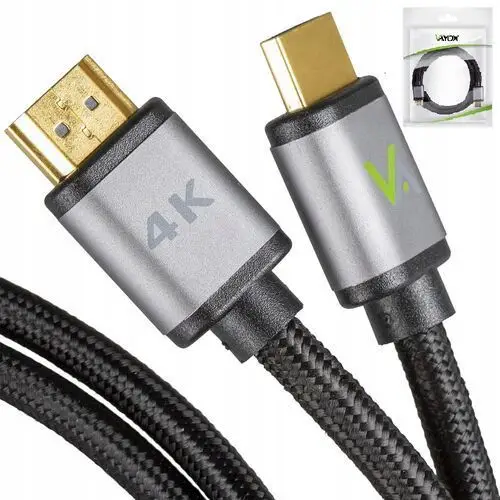 Kabel Przewód Hdmi Full Hd 4K 3D 2.0 Do Monitora Telewizora Dekodera Tv 10M