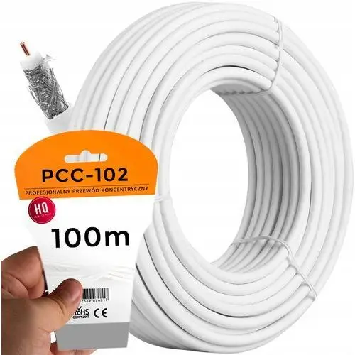 Kabel Przewód Koncentryczny Antenowy PCC102 Cu 100