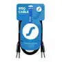 Kabel SSQ JMJM3, 2x Jack mono / 2x Jack mono Sklep on-line