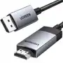 Kabel wideo DisplayPort Hdmi Ugreen DP119 4K 60Hz giętki z oplotem Sklep on-line