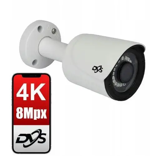 Kamera Analogowa 8 Mpx 4K Zewnętrzna 4w1 Tvi CVI Ahd Metalowa Ir Led