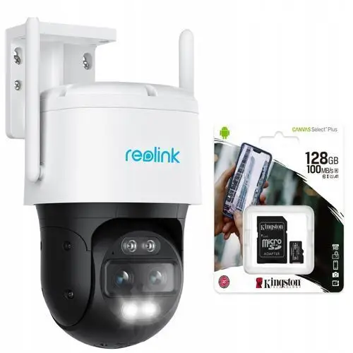 Kamera Reolink TrackMix Wifi obrotowa kolor w nocy Karta 128GB