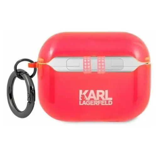 Karl Lagerfeld Choupette Head - Etui Airpods Pro (fluo różowy)