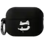 Etui Karl Lagerfeld KLAP2RUNCHK Apple AirPods Pro 2 cover czarny/black Silicone Choupette Head 3D Karl Lagerfeld Sklep on-line