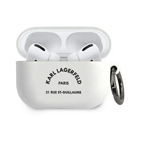 Karl Lagerfeld KLACAPSILRSGWH Silicone RSG AirPods Pro Cover (biały)