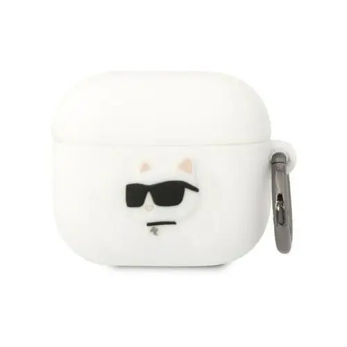 Karl Lagerfeld Silicone Choupette Head 3D do AirPods 3 (biały)