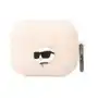 Karl lagerfeld silicone choupette head 3d do airpods pro (różowy) Sklep on-line