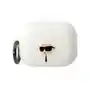Etui na słuchawki KARL LAGERFELD Silicone Karl Head 3D do Apple AirPods Pro 2 Biały Sklep on-line
