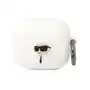 Karl Lagerfeld Silicone Karl Head 3D KLA3RUNIKH do AirPods 3 (biały) Sklep on-line