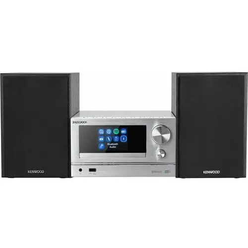 Kenwood Wieża stereo m-7000s-s zestaw stereo, czarny, z bluetooth, usb, cd