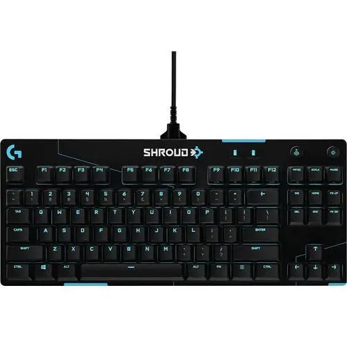 Klawiatura Logitech G PRO X Shroud Black, 920-009849