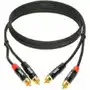 KLOTZ Minilink PRO KT-CC150 2x RCA - 2x RCA PRO - 1.5 m Sklep on-line