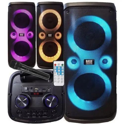 Kolumna Głośnikowa Przenośna Karaoke Bluetooth Usb Akum Jakość Mocna