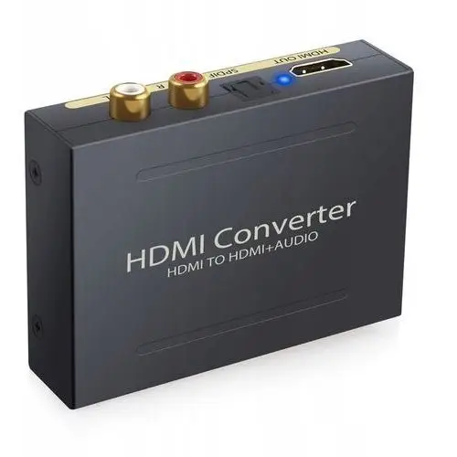 Konwerter separator z Hdmi na Hdmi audio Toslink Spdif