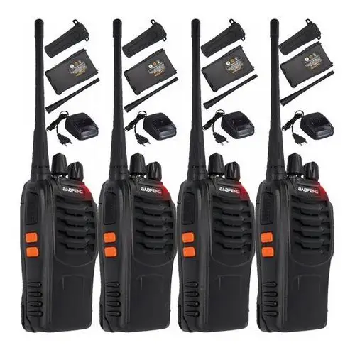 Krótkofalówka Baofeng 4X Walkie Talkie BF888SPMR Do 8KM Zasięgu 12H Baterii