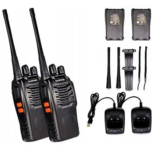 Krótkofalówka Baofeng BF-888S Pmr Radiotelefon 2x Walkie Talkie Duży Zasięg