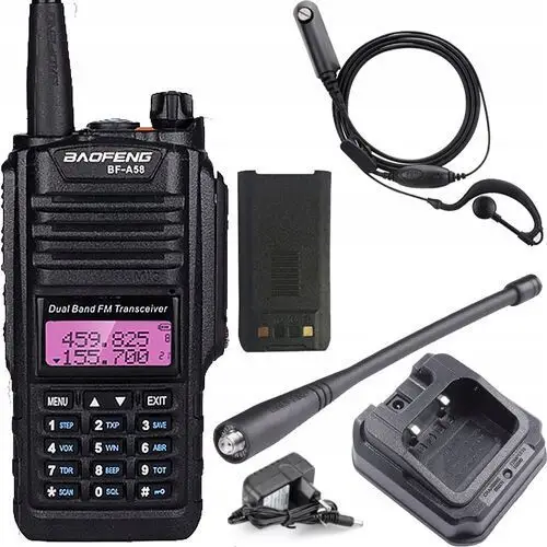 Krótkofalówka Radiotelefon Baofeng BF-A58 Walkie Talkie Wodoodporne IP67