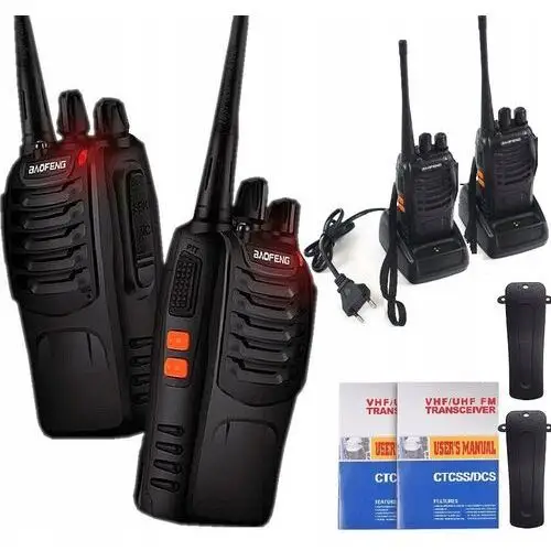 Krótkofalówki 2szt Baofeng BF888S Pmr Radioodbiornik Walkie Talkie