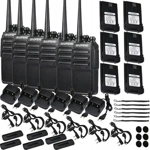 Krótkofalówki Baofeng C3 Walkie Talkie Pmr 6szt