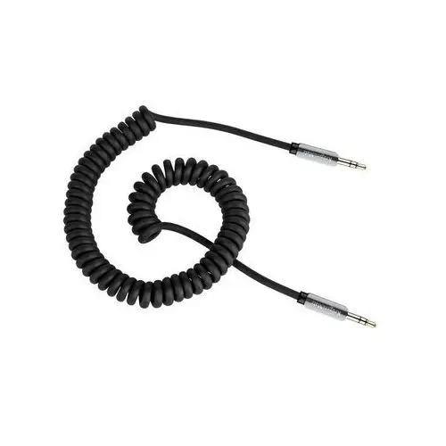 Kruger&matz Kabel stereo jack 3.5 wtyk - wtyk 1.5m kabel sprężynka