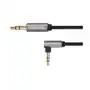KM1232 Kabel jack 3.5 wtyk stereo - 3.5 wtyk kątowy stereo 1m Kruger&Matz Basic,46 Sklep on-line