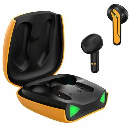Kumi Słuchawki bezprzewodowe z etui ładującym x2 pro (żółte)