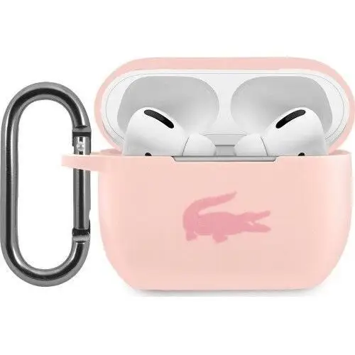 Etui Lacoste Silicone do AirPods Pro, różowe