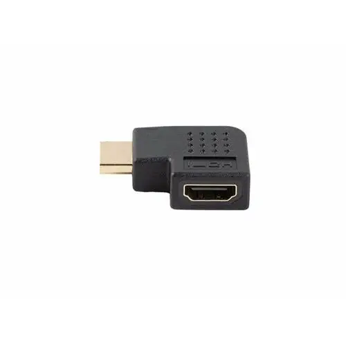 Lanberg Adapter hdmi(m)->hdmi(f) 4k kątowy lewo czarny