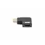 Lanberg Adapter hdmi(m)->hdmi(f) 8k kątowy lewo aluminium silver Sklep on-line