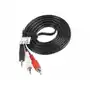 Ca-mjrc-10cc-0020-bk lanberg kabel stereo audio mini jack 3,5mm (m)->2x rca cinch 2m Lanberg Sklep on-line