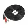 Lanberg ca-mjrc-10cc-0050-bk lanberg kabel stereo audio mini jack 3,5mm (m)->2x rca cinch 5m Sklep on-line