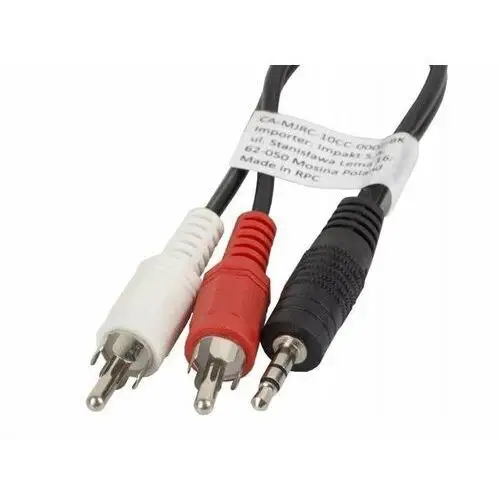 Kabel audio Lanberg stereo minijack - 2x Chinch M/M 1,5m