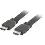 LANBERG Kabel HDMI-HDMI M/M v2.0 0.5m czarny płaski, 1_667121 Sklep on-line