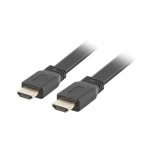 LANBERG Kabel HDMI-HDMI M/M v2.0 1m czarny płaski, 1_667122
