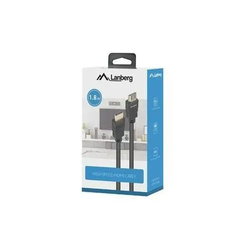 Lanberg Kabel HDMI M/M V1.4 1.8m CCS czarny BOX, AKLAGV