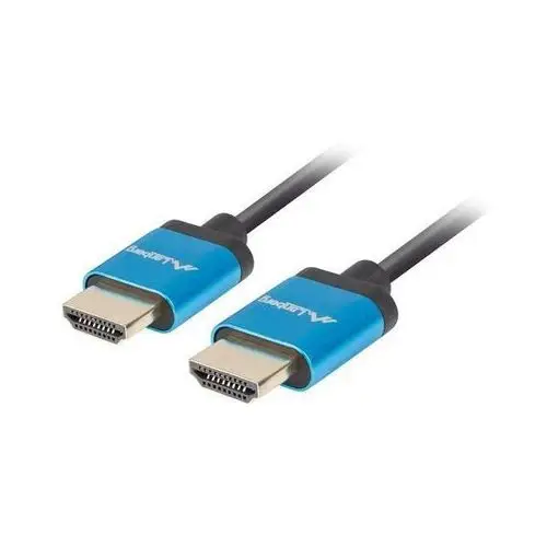Kabel HDMI Lanberg M/M v2.0 1m 4K slim czarny