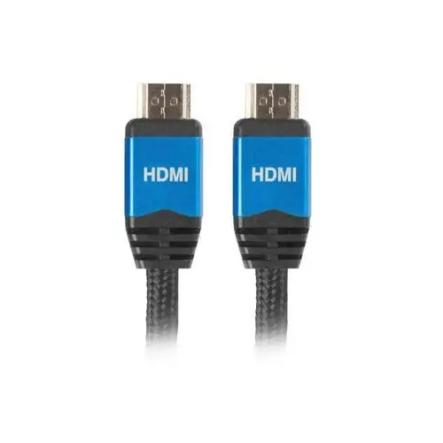 LANBERG KABEL HDMI V2.0 4K M/M 1M PREMIUM, CA-HDMI-20CU-0010-BL