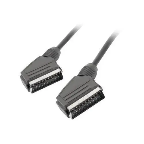 Kabel SCART Lanberg M/M 1,8m czarny, CA-EUEU-10CC-0018-BK