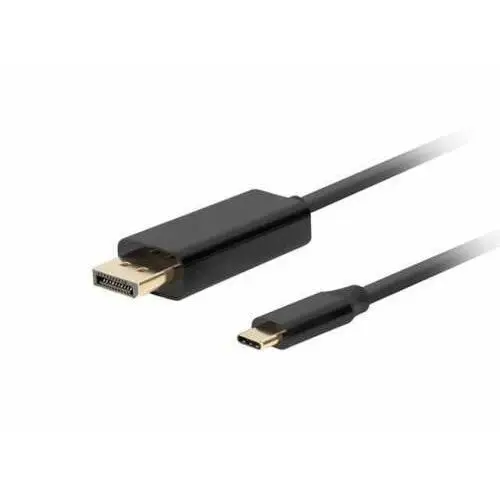 Kabel USB-C(M)->Displayport 1.8M 4K 60HZ czarny