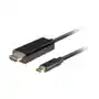 LANBERG KABEL USB-C(M)->HDMI(M) 0.5M 4K 60HZ CZARN, CA-CMHD-10CU-0005-BK Sklep on-line